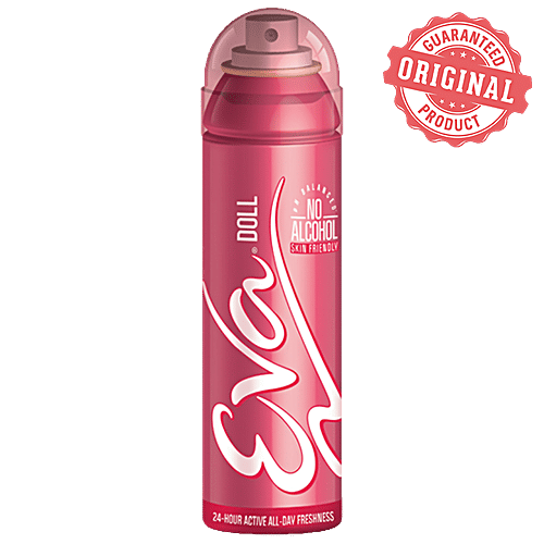 Eva Deodorants for Women Doll pH Balanced No Alcohol Skin Friendly,  125 ml