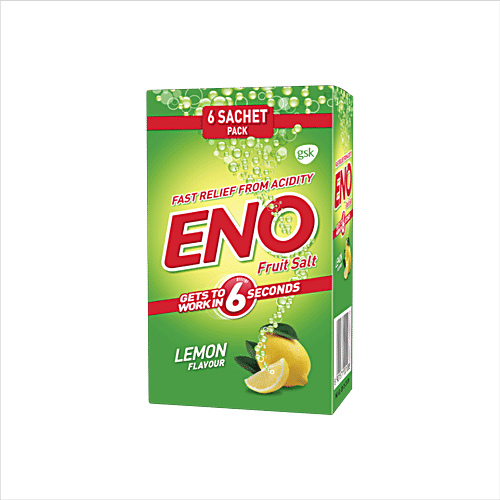 Eno Lemon Flavour Fruit Salt 5G (Pack Of 6)