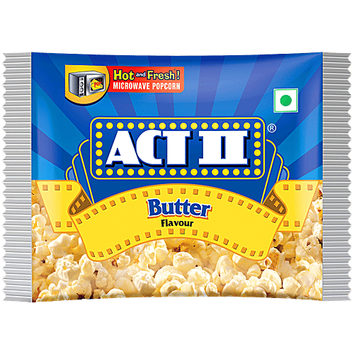 Act Ii Butter Flavour Microwave Popcorn 33 Gm