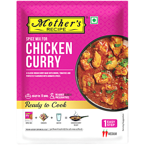 Curry Chicken Sausage Masala Mother's Recipe Chicken Curry Mix, 80 G