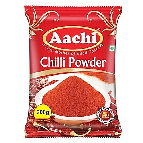 Buy Aachi Powder Chilly 200 Gm Pouch Online At Best Price of Rs 75.6 ...