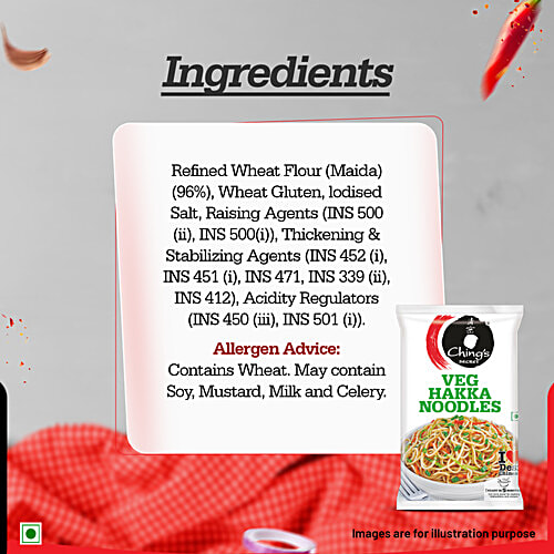 Ching'S Secret Veg Hakka Noodles 560 Gm
