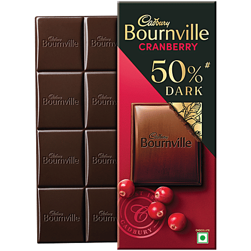 Buy Cadbury Bournville Cranberry Dark Chocolate Bar 80 gm Online