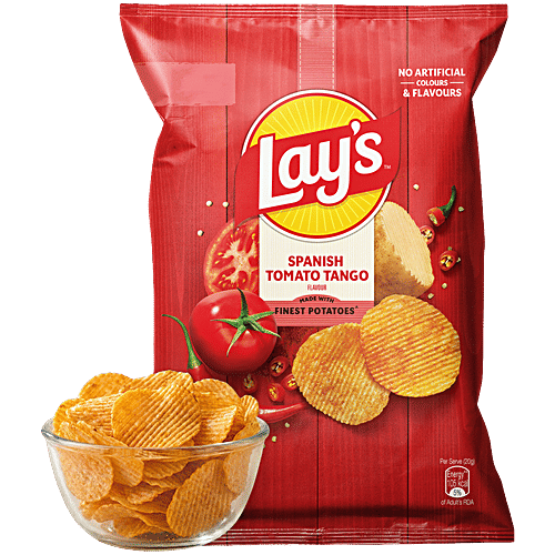 Lays Potato Chips Spanish Tomato Tango 50 Gm