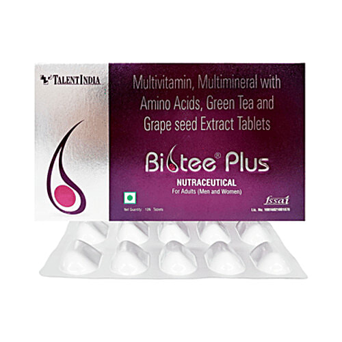 Buy Biotee Plus Biotee Plus Tablet Online at Best Price of Rs 168.17 ...
