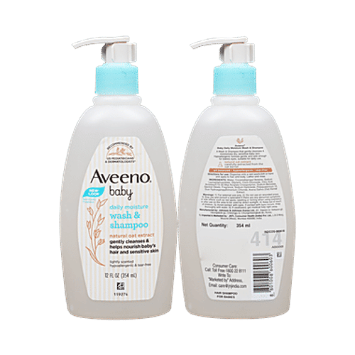 Buy Aveeno Baby Aveeno Baby Daily Moisture Wash Shampoo For