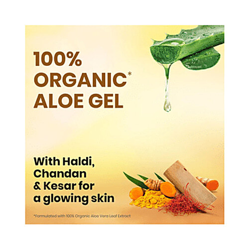Boroplus Organic Aloe Vera Gel With Haldi, Chandan & Kesar 60 Ml Tube