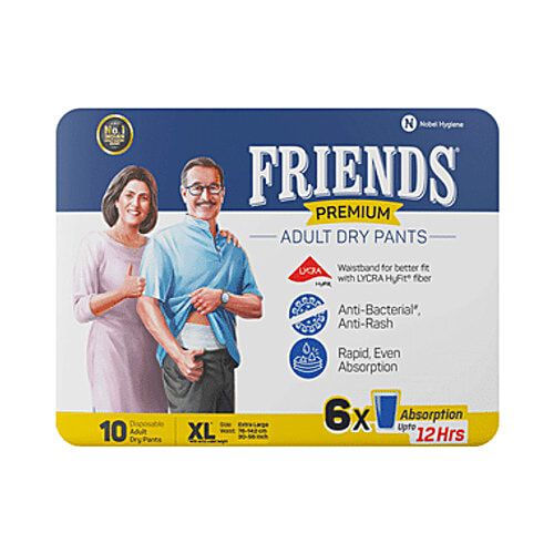 Buy Friends Friends Premium Adult Diaper Pants XL Online at Best Price ...