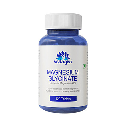 Buy Vedagen Vedagen Magnesium Glycinate Tablet for Anxiety ...