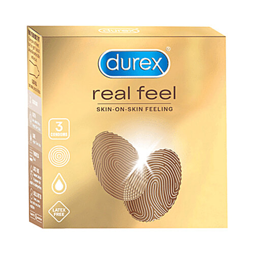 Buy Durex Durex Real Feel Latex-Free Condom | Suitable for Use with Lubes  Online at Best Price of Rs 160 - bigbasket
