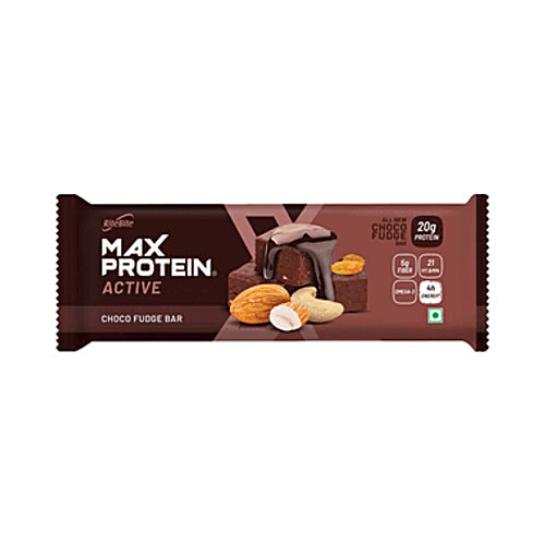 Ritbite Stake Buy Ritebite RiteBite Max Protein Active 20g Protein Bar Choco Fudge ...