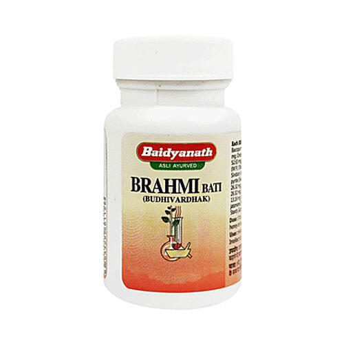 Buy Baidyanath (Jhansi) Baidyanath (Jhansi) Brahmi Bati Online at Best ...