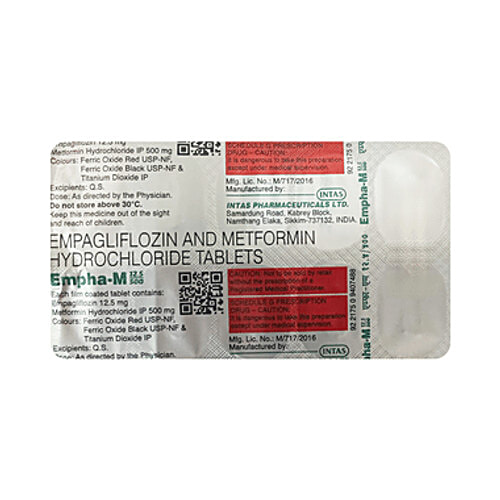 Empha M Buy Empha-M Empha-M 12.5/500 Tablet Online at Best Price of Rs 100 ...
