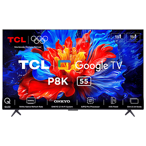 Buy TCL TCL P8K 139.7 cm (55 inch) QLED 4K Ultra HD Smart Google