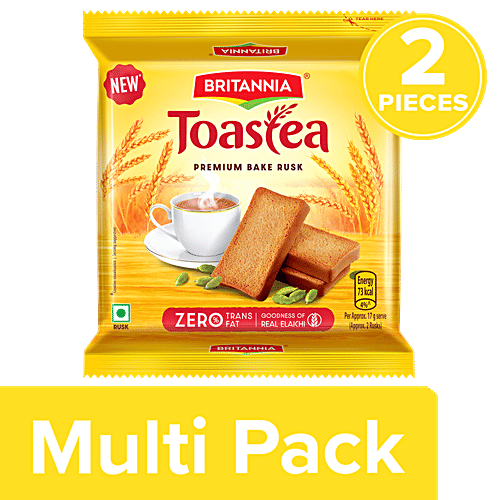 Buy Britannia Premium Bake Rusk 2x300 gm (Multipack) Online at Best ...