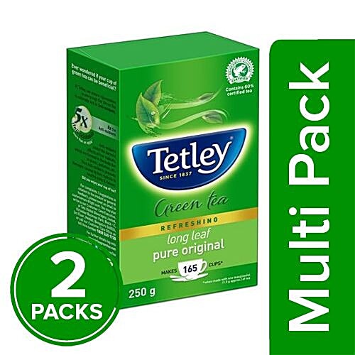 Tetley Classic Green Tea Immune With Added Vitamin C, 2x250 g