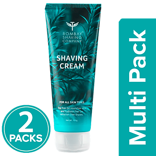 Buy Bombay Shaving Company Shaving Cream With Tea Tree Oil, Aloe