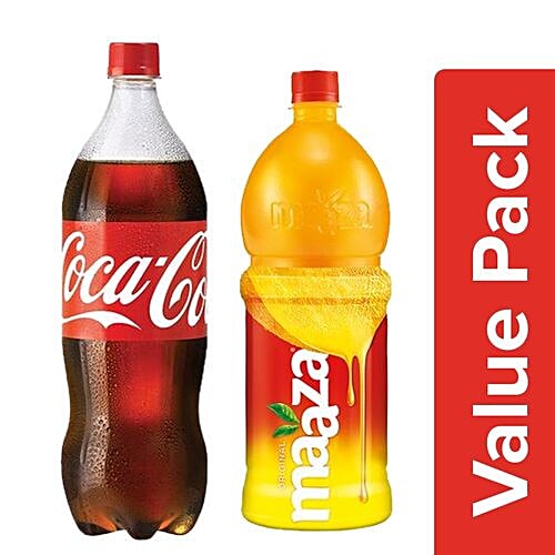 Buy bb Combo Maaza Mango Drink 1.2 lt Pet Bottle + Coca Cola Soft