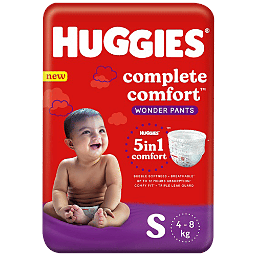 Buy Huggies Wonder Diaper Pants Small, 4-8 Kg Online at Best