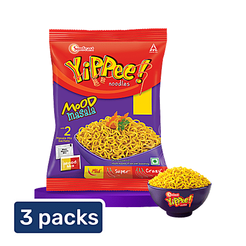 Buy Sunfeast YiPPee! Mood Masala Instant Noodles Online at Best