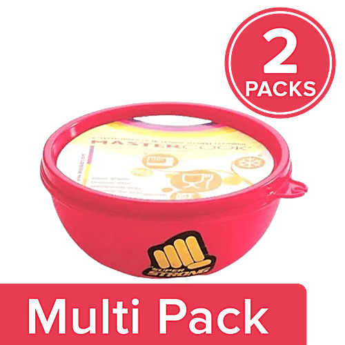 Mastercook Containers Buy Mastercook Premium Round Plastic Container With Lid - Pink Online ...