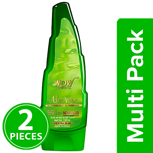 Buy Wow Skin Science Aloe Vera Multipurpose Gel - For Hair & Skin Online at  Best Price of Rs null - bigbasket