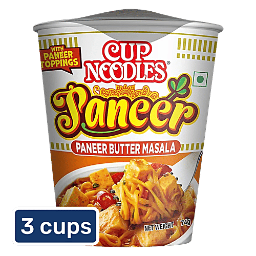 Nissin Paneer Butter Masala Instant Cup Noodles 74 Gm
