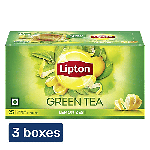 Buy Lipton Lipton lemon-zest-green-tea 32.5 g (25 Bags x 1.3 g