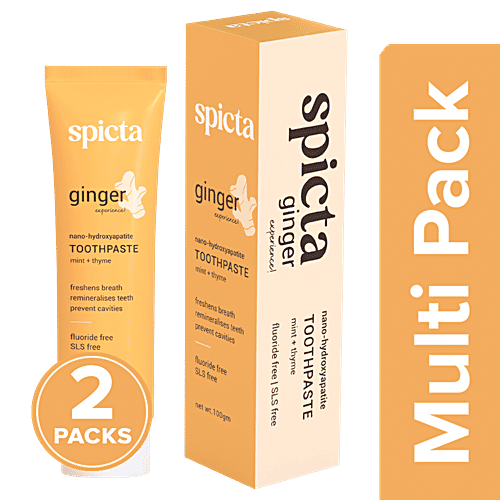 Buy Spicta Ginger Mint Toothpaste - With Thyme Online at Best Price of ...