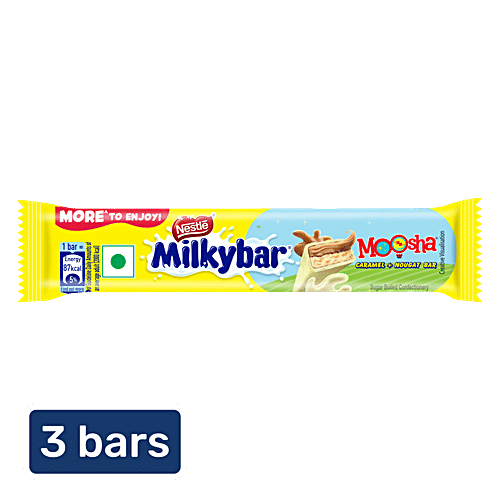 Buy Nestle Milkybar Moosha Caramel + Nougat Bar Online at Best