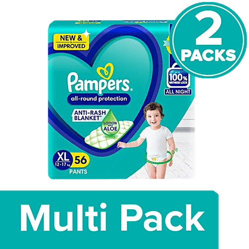 Buy Pampers All-Round Protection Diaper Pants XL, 12-17 kg
