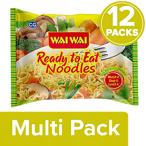 Buy Wai Wai Ready To Eat Veg Masala Noodles Online at Best Price of Rs ...