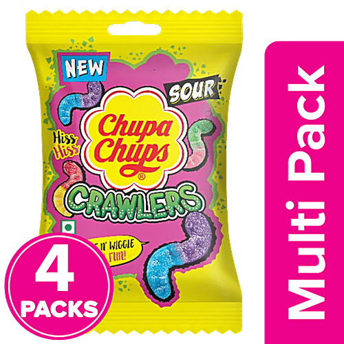 Buy Chupa Chups Sour Crawlers Soft Candy - Assorted Flavour Online Buy Chupa Chups Sour Crawlers Soft Candy - Assorted Flavour Online