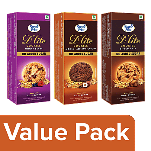 Buy Sugar Free D'Lite Yummy Berry + Choco Chip + Mocha Hazelnut