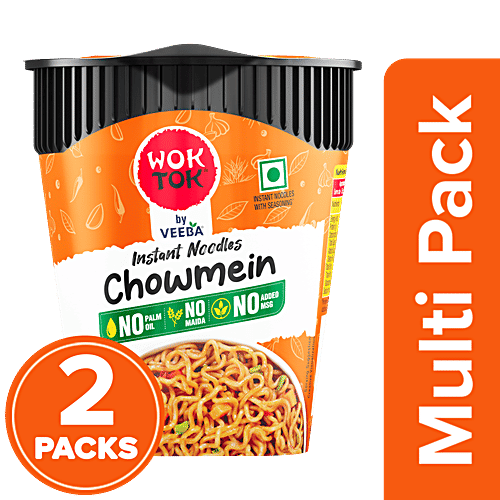 チャウヌ Buy Wok Tok by Veeba Chowmein Instant Cup Noodles Online at Best