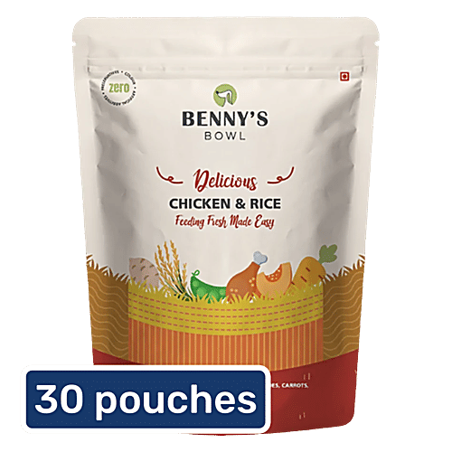 Buy Benny's Bowl Delicious Chicken & Rice Wet Dog Food Online at Best ...