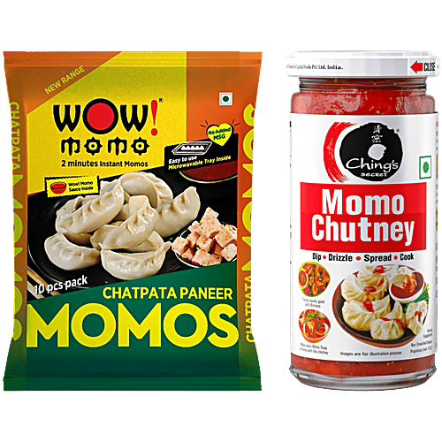 Buy bb Combo Ching's Secret Momo Chutney, 250 g + Wow! Momo