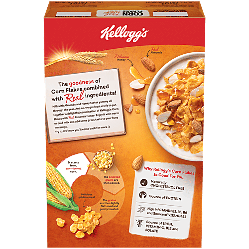 Kellogg Corn Flakes Real Almond Honey