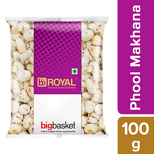 Buy Bb Royal Phool Makhana 100 Gm Online At Best Price of Rs 140 ...