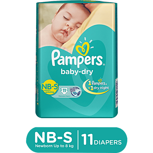 Buy Pampers Baby Dry Diapers Small 11 Pcs Online at the Best Price