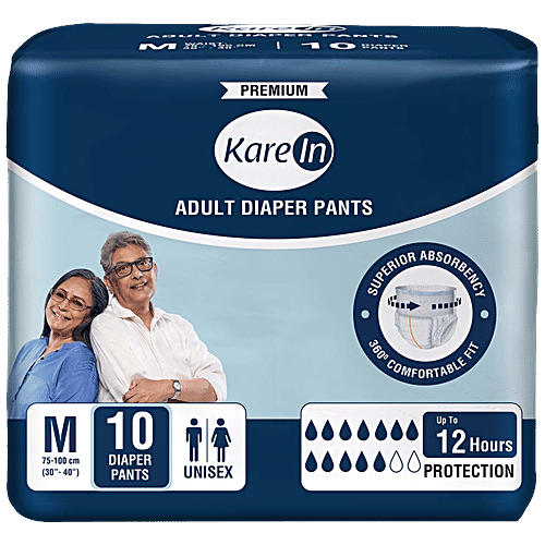 Buy Kare In Adult Diaper Pants M 75 100Cm 10 Pcs Online At Best