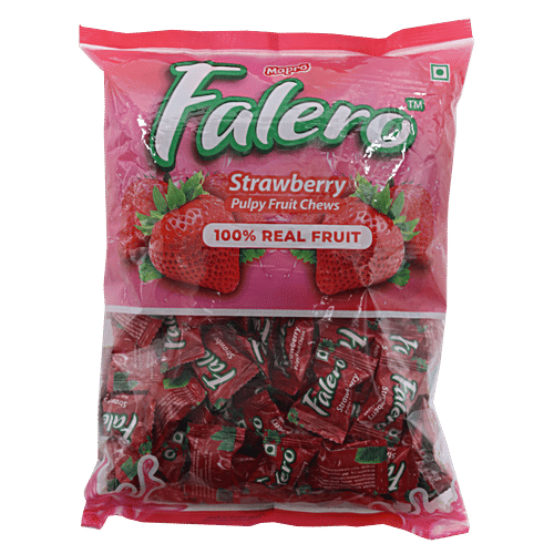 Buy Mapro Falero Pulpy Fruit Chews Strawberry 400 Gm Online at the