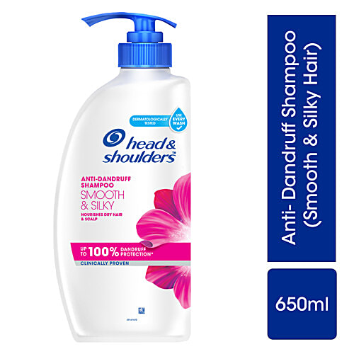 Head Shoulders Anti-Dandruff Shampoo Smooth Silky, 650 ml