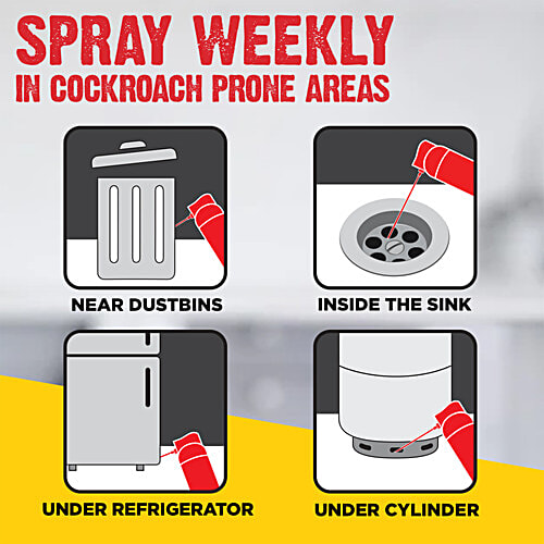 Hit Cockroach Killer Spray 625Ml
