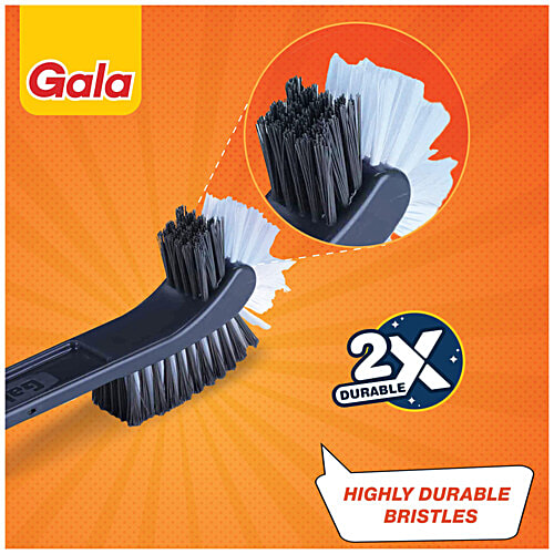 Gala Double Hockey Blue Plastic Toilet brush 500*45*90Mm Pp