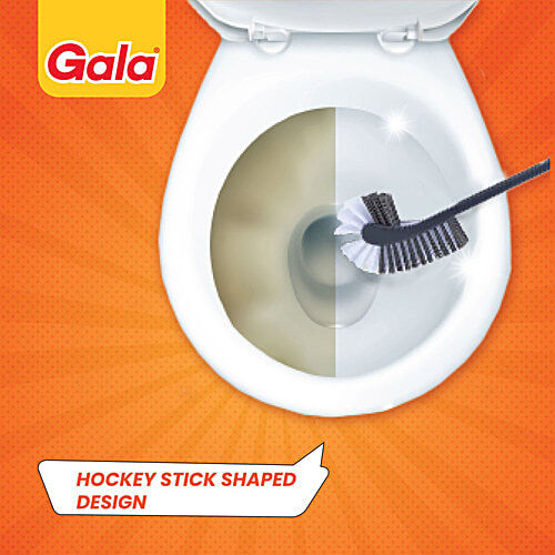 Gala Double Hockey Blue Plastic Toilet brush 500*45*90Mm Pp