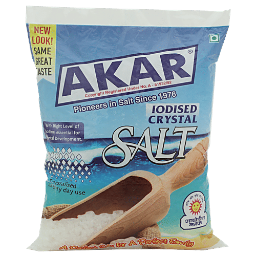 Buy Akar Salt Crystal 1 Kg Pouch Online At Best Price of Rs 20.79 ...