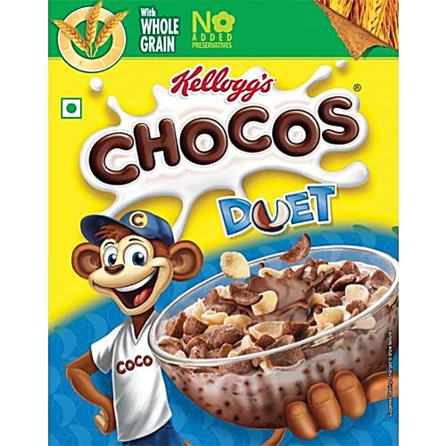 Buy Kelloggs Chocos Duet 125 Gm Carton Online at the Best Price of