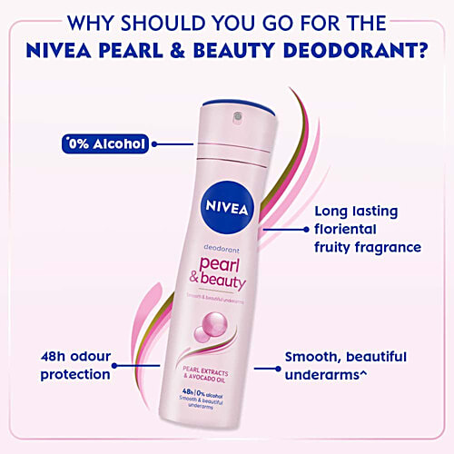 Nivea Pearl & Beauty Deodorant For Women 150Ml