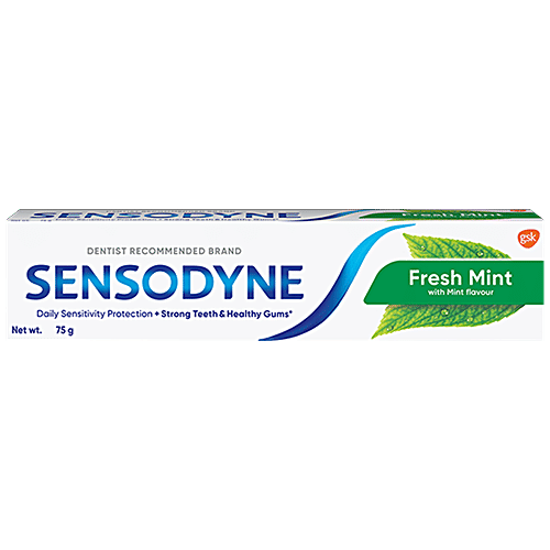 Sensodyne Sensitive Fresh Mint Toothpaste 75G